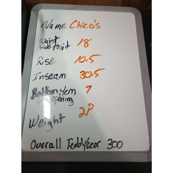 Chico's Pants Ladies 12 Chico's 2 Green Corduroy Straight Leg Western Dark Acade - Picture 8 of 8